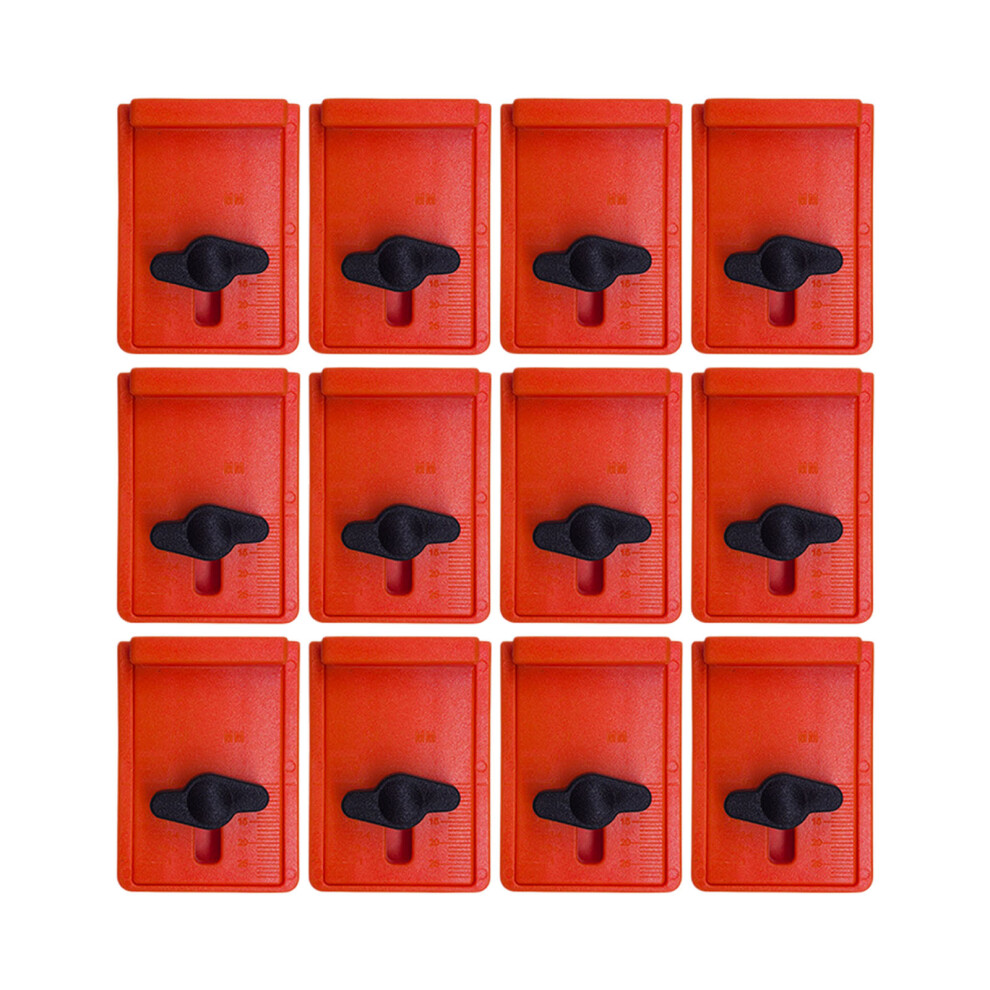 12Pcs Plastic Flooring Spacers Flooring Wedges Set With 1/4Inch 7751001327216