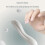 12x7cm Small Waves Silicone Wrist Rest Mouse Mat For Home-White 6