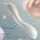 12x7cm Small Waves Silicone Wrist Rest Mouse Mat For Home-White 7