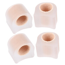 2 Pairs Toe Separators and Bunion Correctors Ergonomic Comfort Design Reusable Breathable Material for Foot Care