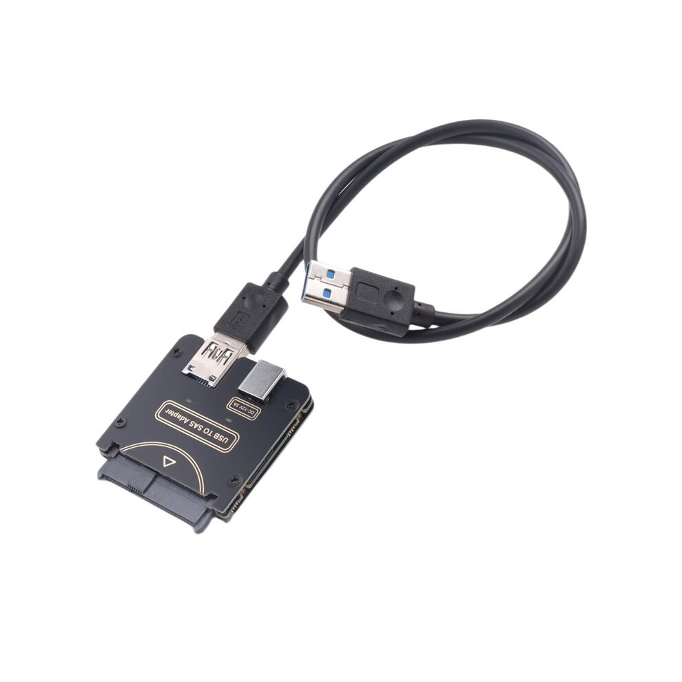 Usb To Sff-8482 Sas 29Pin Adapter Hard Disk Drive 5Gbps Hdd/Ssd Converter With Chipset And Power Port 6032476607876