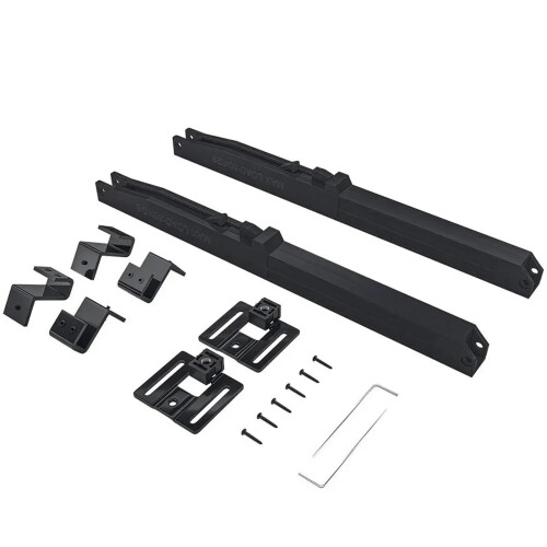 Soft Close Drawer Slides Adjustable Barn Door Hardware Stopper TwoWay Buffer Rails 2 Pack