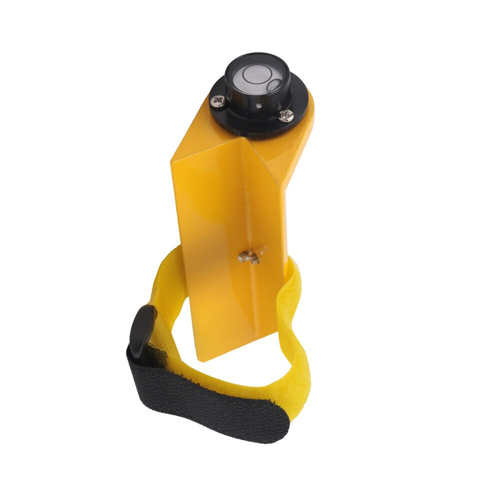 Circular Vial Aluminum Die Cast Rod Level With 20Cm Strap For Prism Pole Yellow 6032923166796