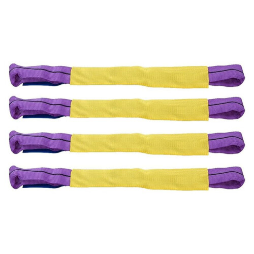 4pcs Tie Down Straps Soft Loop Tie Down Straps Heavy Duty Tie Down Axle Straps Car Retractable Tie Down Loops