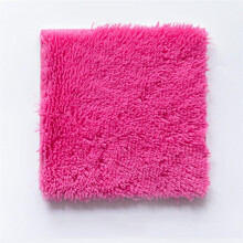 Rose Red Interlocking Carpet Tiles 12x12 Inch Soft Plush Puzzle Floor Mats for Warm Home Flooring 30 Pcs