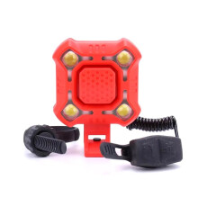 Rechargeable Bikes Bell Loud Horn Warning Safety Electric Ring Bicycle Handlebar Light with Bell Cycling Accessories C