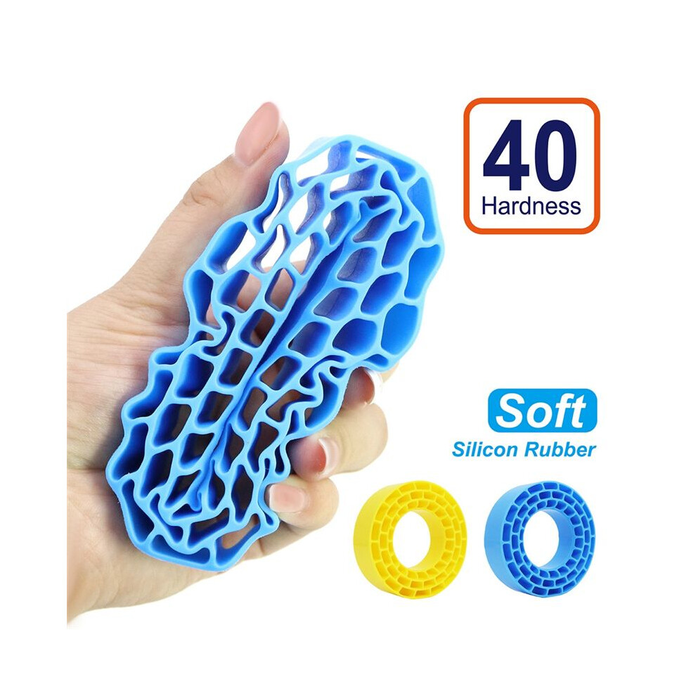 Tauoh 1.55 Inch Tires Silicone Rubber Insert Foam For 95-97Mm 1.55 Inch Tire Rc Car Upgrade Parts Yellow