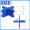 4 Pcs ABS Deck Spacer Tool 4 Thicknesses Deck Board Spacers(1/16in, 1/8in, 3/16in, 1/4in)  Deck Spacers 7
