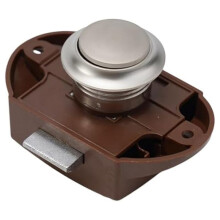Push Button Cabinet Lock Zinc Alloy Drawer Knob Catch for RV Motorhome Caravan Cupboard Furniture