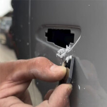 Auto Scratch Repair Tool Steel Car Scratch Repair Scraper Paint Applicator Scraper Sandpaper Repair Tool