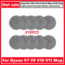 Superfine Fiber Brush Mop Cloths Rag Replacement for V7 V8 V10 V11 Mop Vacuum Cleaner Accessories