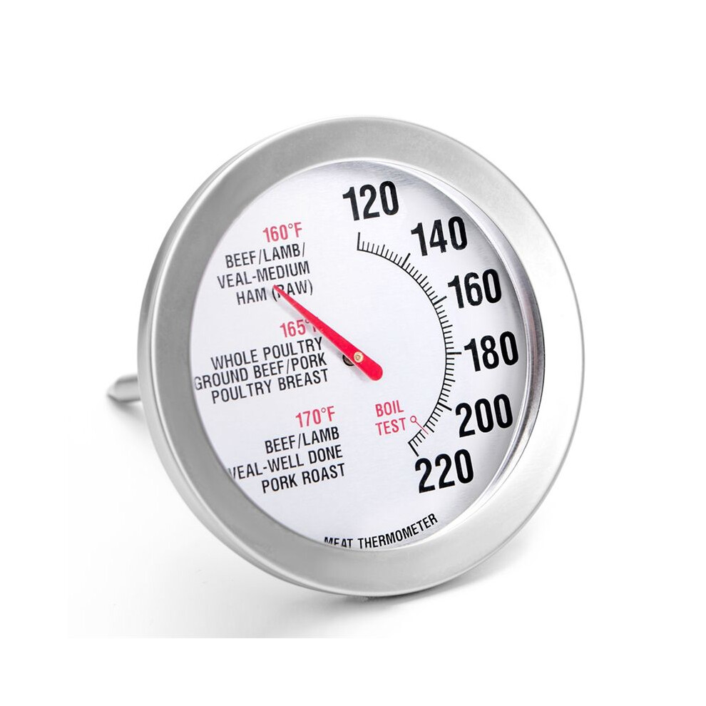 Tauoh Stainless Steel Meat Thermometer,Food Thermometer For Cooking, Temperature Probe For Baking, Candy, Oil, Steak, Turkey