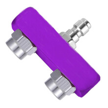 Pressure Washer Nozzle Tip 2-in-1 Dual Nozzle 1/4 Inch Quick Connector, Dual Nozzle, Stainless Steel, for Garden, Car A