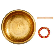 Yoga Meditation Bowl Tibetan Handmade Brass Singing Bowl for Sound Healing Stress Relief Yoga Meditation