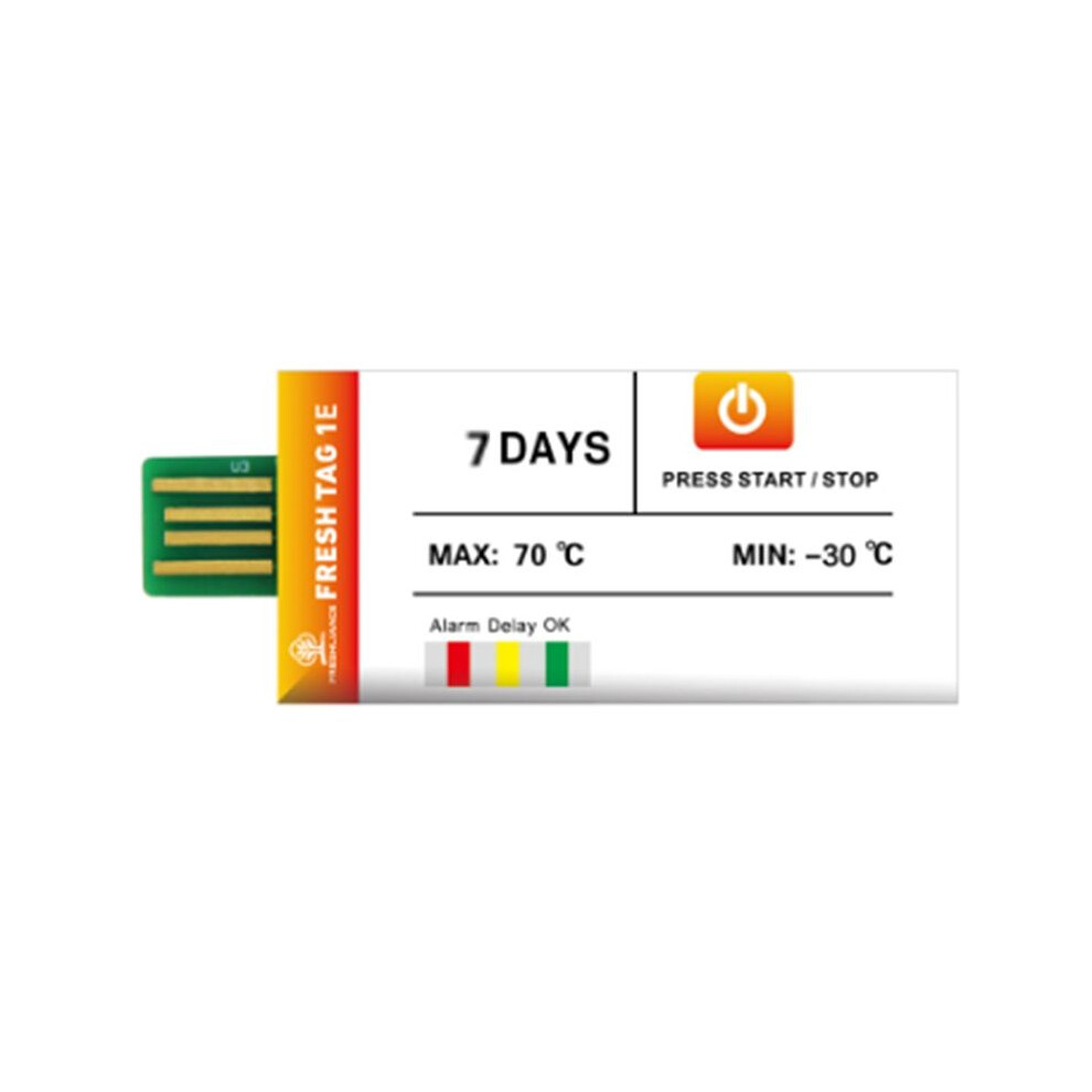 Disposable Temperature Recorder Fruit Cold Chain Transportation Refrigerated Truck Usb Data Recorder Tauoh