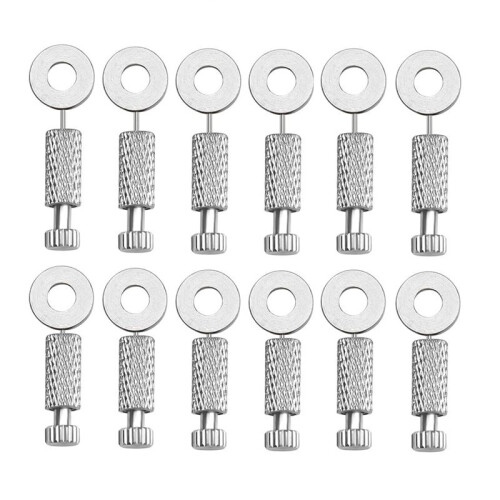 12Pcs DIY Leather Located Needles Tools,Position Leather Edges Lock Needles Locking Pin Leathercraft Fixed Suture Tools