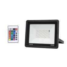RGB LED Floodlight AC100-265V IP66 Outdoor Waterproof Spotlight Landscape Lighting for Garden, Patio, Yard 100W