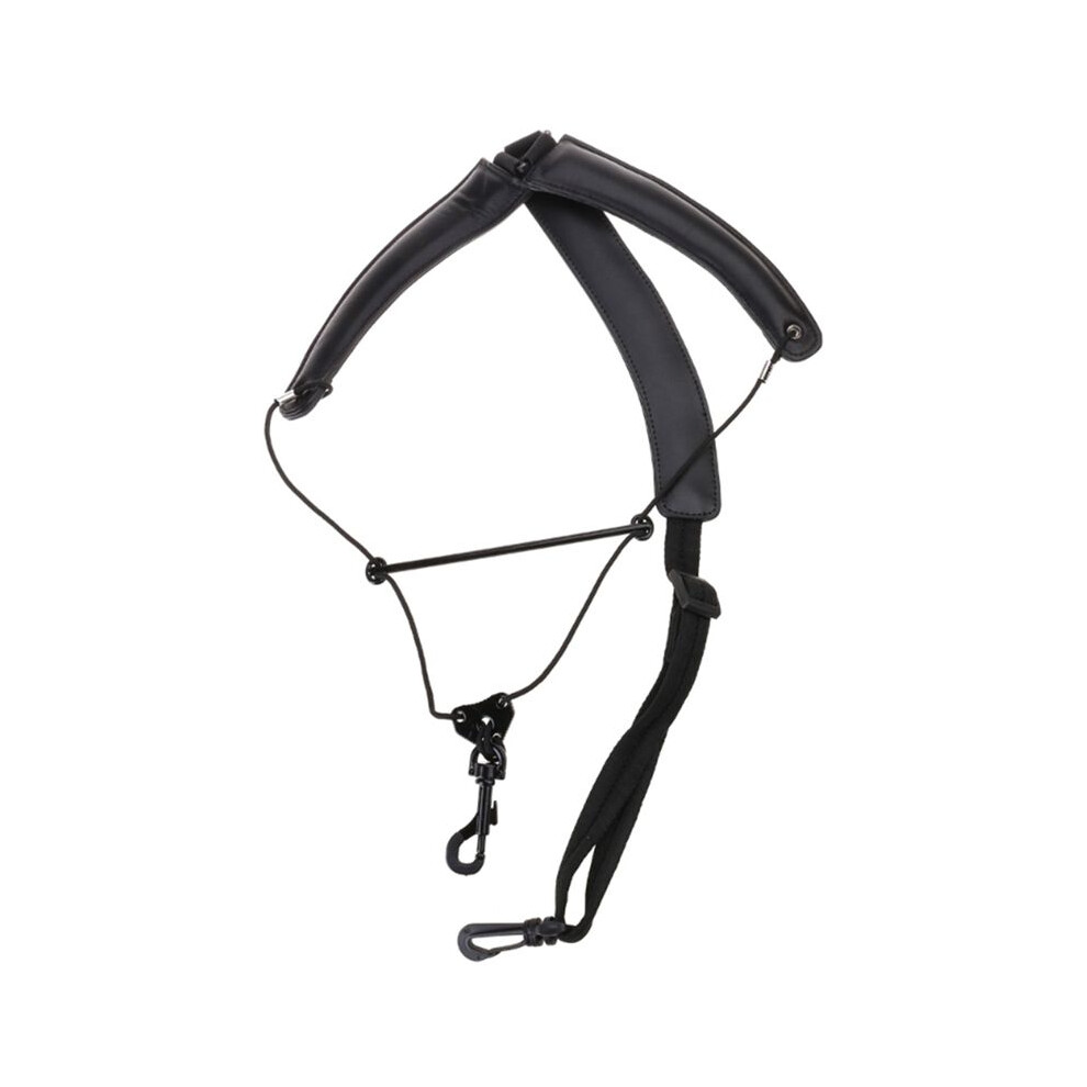 Adjustable Saxophone Strap Sax Harness With Hook Ergonomic Shoulder Strap For Alto Tenor And Baritone Saxophones Tauoh