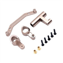 RC Car Upgrade Front Steering Assembly Kit for MJX 1/7 7303 RC Car Accessories Champagne Golden