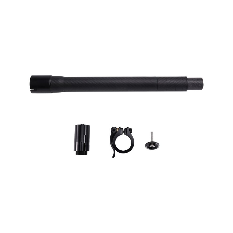 Litepro Stem Folding Bike Carbon Fiber Plugging And Unplugging Tube Integrated Folding Bike Handlepost Frosted M26 Black 6031861996489