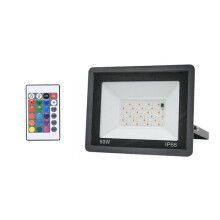 RGB LED Floodlight AC200-265V IP66 Outdoor Waterproof Spotlight Landscape Lighting for Garden, Patio, Yard 50W