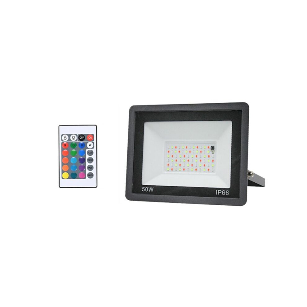 Rgb Led Floodlight Ac200-265V Ip66 Outdoor Waterproof Spotlight Landscape Lighting For Garden, Patio, Yard 50W 4711811807622