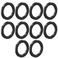 10pcs M6 Bicycle Titanium Flat Washer Universal Bike Bolts Gasket 6mm Mountain Road Bike Bolts Spacer Black