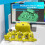 6 Pcs Multi-Angle  Set 100 Point 3D Scanner Markers Dot Stickers Scanning Spray-Scanner Turntable 6mm Dot 3