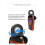 Light Meter, Digital Lux Meter 270 Rotatable Detector, Large Color Backlit Display, Illuminance Meter Temp 2