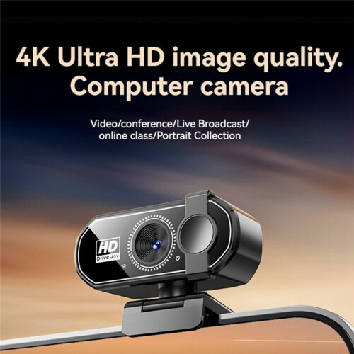 HD USB Webcam with Dual Microphones for PC Laptop Computer Web Camera Zoom Video Calling USB Webcam 2K 2