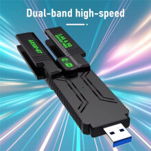 900 Mbps 4-Antenne 2-in-1 WIFI6 -Adapter Dual Band 2.4G & 5G 802.11AX USB3.0 Draadloze Kaartontvangerdriver Gratis