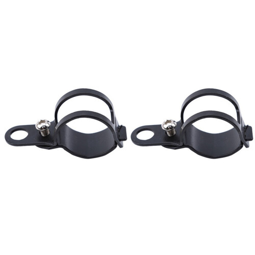 Motorcycle Turn Signals Relocation Fork Clamps Bracket 4 Pcs Mount Light Holder Lamp Bracket 1