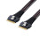 Server High-Speed Cable SFF-8654 Slim SAS to PCI-E Slimline SAS 4.0 SFF-8654 8i 74pin Host Server Disk Array Data Cable 5