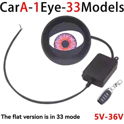 33-Mode Devil'S Eye Electronic Eye Headlight Display Screen Supports Remote Control for Toy/Doll/Robot/Car/Motorcycle 1