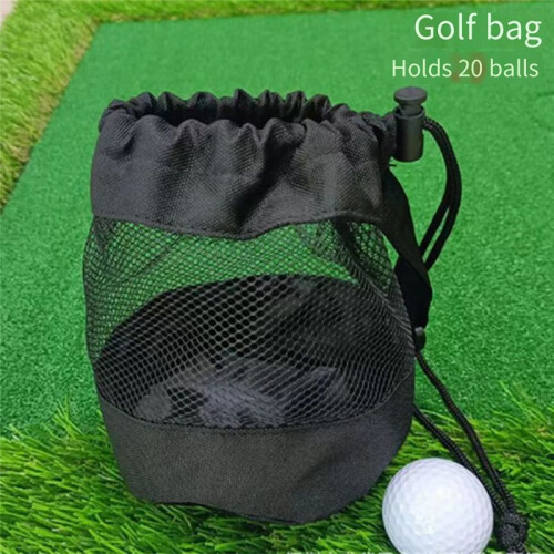 Storage Bag Mesh Bag with Drawstring Net Fabric Bag   Drawstring Bag