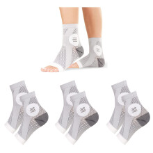 3 Pairs Compression Socks for Women and Men, Neuropathy Pain Relief Ankle Support, Breathable Comfort Fit