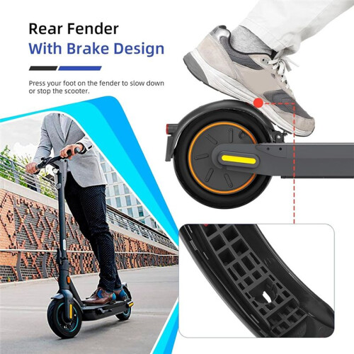 Scooter Rear  Replacement Accessories with Tail Light with Brake for M365 Pro Pro2 1S Lite MI3 Scooter Grey 2