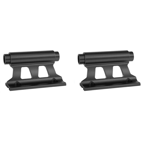 2X Supporto per Forcella per Bicicletta MTB Supporto per Forcella Un Sgancio Rapido Supporto Nero 1