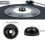 Adaptador de Toca-Discos LP45 RPM, Base de Conversão de Áudio para Toca-Discos EP de 7 Polegadas, Gramofone de Vinil Preto 5