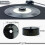 Adaptador para Disco de Vinil LP45 RPM, Toca-Discos,Fonógrafo, Base de Conversão de Áudio para Gramofone de Vinil EP de 7 Polegadas, Preto 4