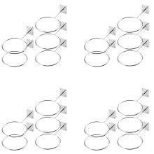 20 Pack Holders Wall Mount Sports Exercise Storage Rack Organizer for Display Basketball Volleyball Soccer
