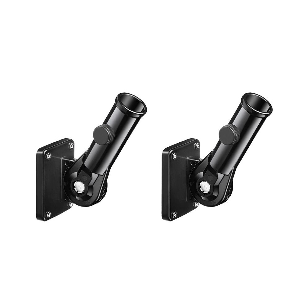 2X Flag Pole Holder Mounting Bracket Adjustable Flagpole Rod Hitch Bracket Multi-Position Flag Pole Mounting Bracket Brecantia