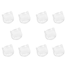 10X Cat Shaped Glass Vase Hydroponic Plant Flower Vase Terrarium Container Pot Decor Art Gift
