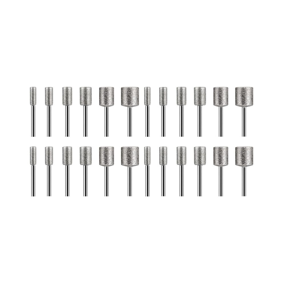Stone Carving Set,24Pcs Diamond Burr Bits For Stone Rocks Glass Ceramics Rotary Tools(4Mm 5Mm 6Mm 8Mm 10Mm 12Mm) 6032583359125