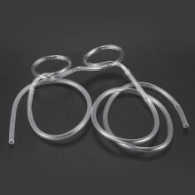 3X Glasses Shape Straw to Drink - Clear
