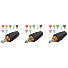 3X Turbo Nozzle for Pressure Washer, Rotating Nozzle and 21 Tips, 1/4 Inch Quick Connect, 4000 PSI