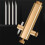 Violin Making Tools Brass Purfling Inlay  Maker Tool, Luthier Tool Musical Instrument Accessories 5