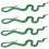4X Simulation Plüschtier Schlange Simulation Snake Rubber Tip Toy -GrüN 1
