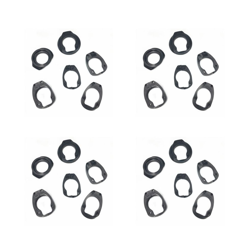 4X Road Handlebar Spacer Special Washer 28.6Mm Fork Headset Spacer For Aerodynamic Integrated Handlebar Bike Parts Black 6032476672829