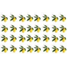 Napkin Rings Set of 32,Lemon Wedding Napkin Holder Gold Napkin Buckle for Table Decor Parties Holiday Family Gathering